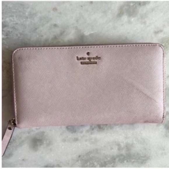 kate spade Handbags - Kate Spade Blush Pink Wallet